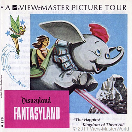 View-Master Fantasyland (A178), Booklet Cover