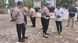  Ops Gaktibplin Polsek Bongas, Kapolsek Ingatkan Pentingnya Disiplin Personel