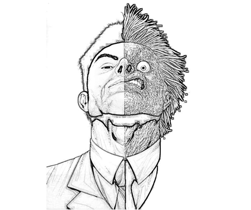 printable-batman-arkham -city-two-face-character_coloring-pages