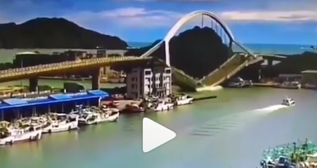 Jembatan Yilan Taiwan Ambruk