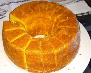 Bolo de laranja da avó, delicioso