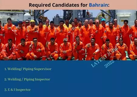 Required Candidates for Bahrain: