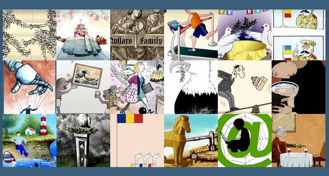 Gallery of the 15th International Cartoon Contest, Urziceni 2023
