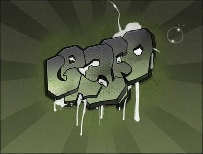 SIMPLE THROWY STYLE GRAFFITI LETTERS RETRO