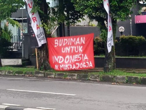 Baliho Budiman Sudjatmiko Capres Alternatif Muncul Di Yogyakarta dan Jawa Timur