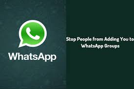 How to stop people from adding you to WhatsApp groups