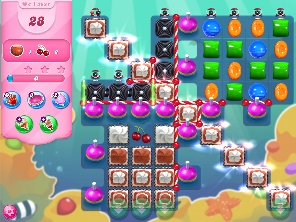 Candy Crush Saga level 3827