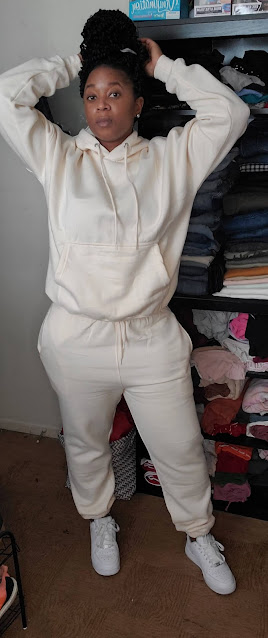 cream ladies loungewear