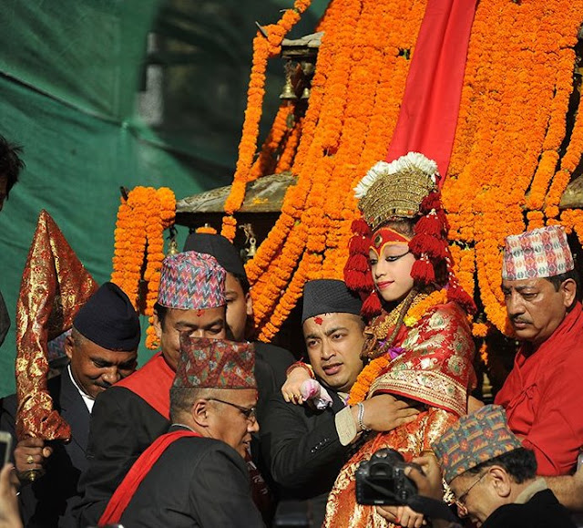 The biggest festival of Nepal  Indrajatra