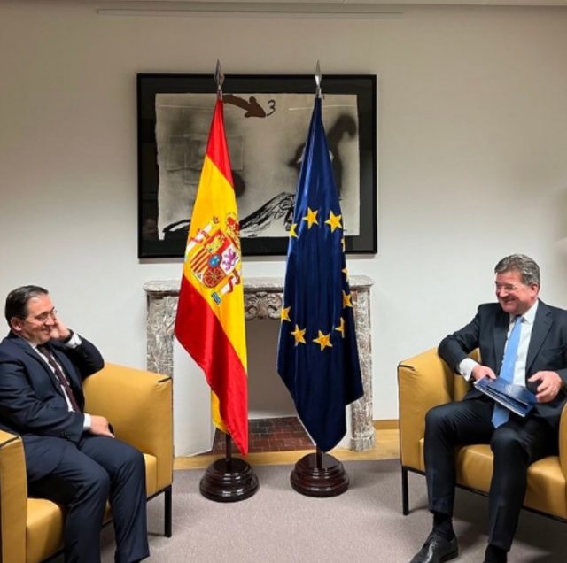 Lajçak meeting with the Spanish government representative José Manuel Albares
