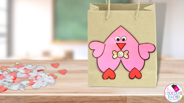 Use this adorable craftivity in your February activities for students to add to their Valentine's mailbox.