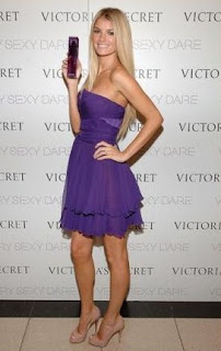 Marisa Miller - Purple Dress Victoria's Secret