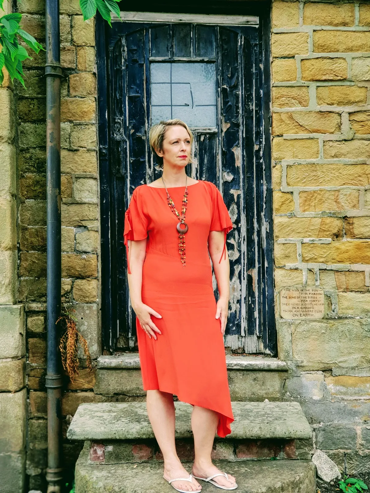 My Favourite Orange Dress: Over 40 Style