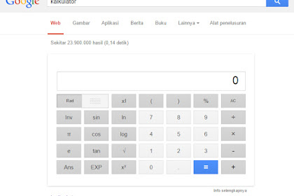 Tips Menggunakan Kalkulator Google
