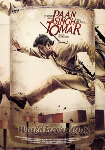 Poster Of Bollywood Movie Paan Singh Tomar (2012) 300MB Compressed Small Size Pc Movie Free Download worldfree4u.com