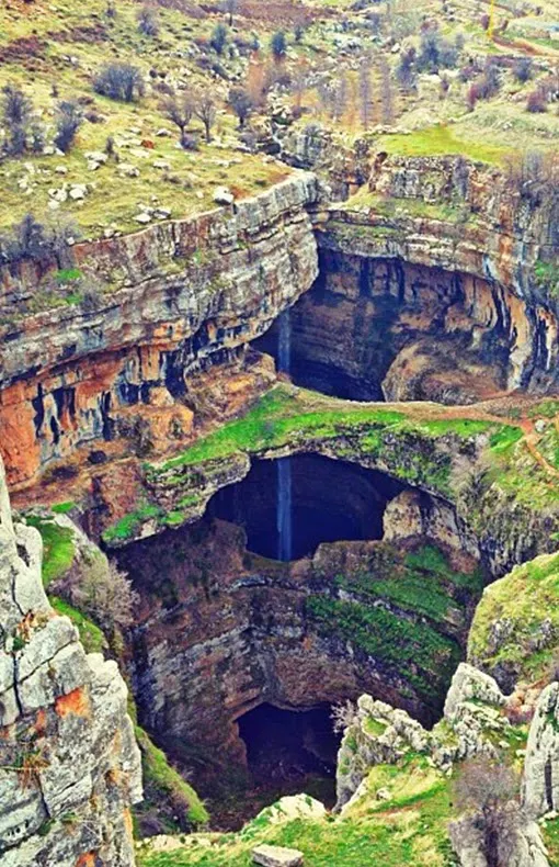 Baatara gorge waterfall, Lebanon