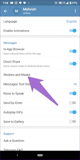 cara menggunakan sticker telegram di wa