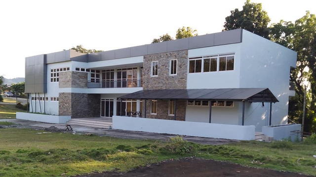 New Library building at Iloilo State College of Fisheries (ISCOF) San Enrique campus