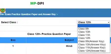 Pre- Exam Practice Paper and Answer Key