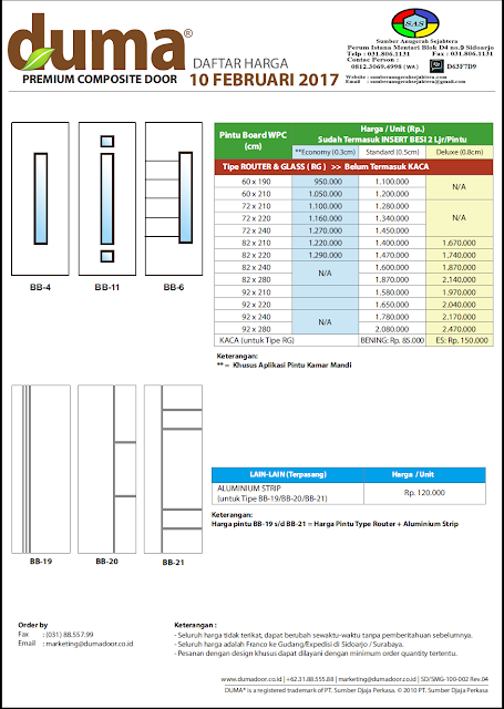  PINTU ANGZDOOR DUMA DOOR TULUS DOOR SAS HARGA PINTU DUMA 