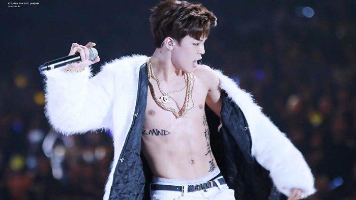 tatto nevermind ditubuh jimin