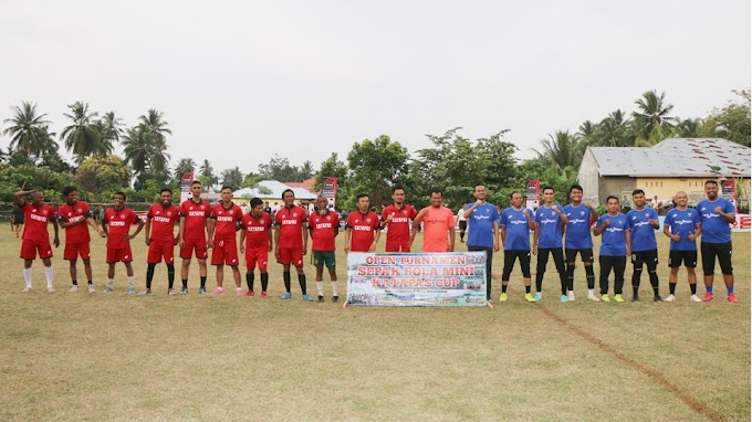 Wali Kota Genius Umar Buka Open Turnamen Sepakbola Mini Katapas Cup 2023