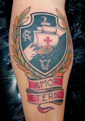 Tatuagem Escudo Vasco Gama