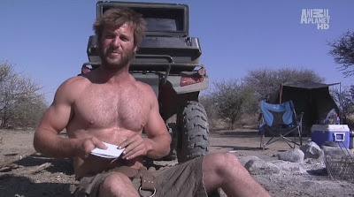 Dave Salmoni Shirtless on Into the Pride