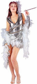Adult Dazzling 20s Sexy Flapper Costume (Size: Large 8-10)