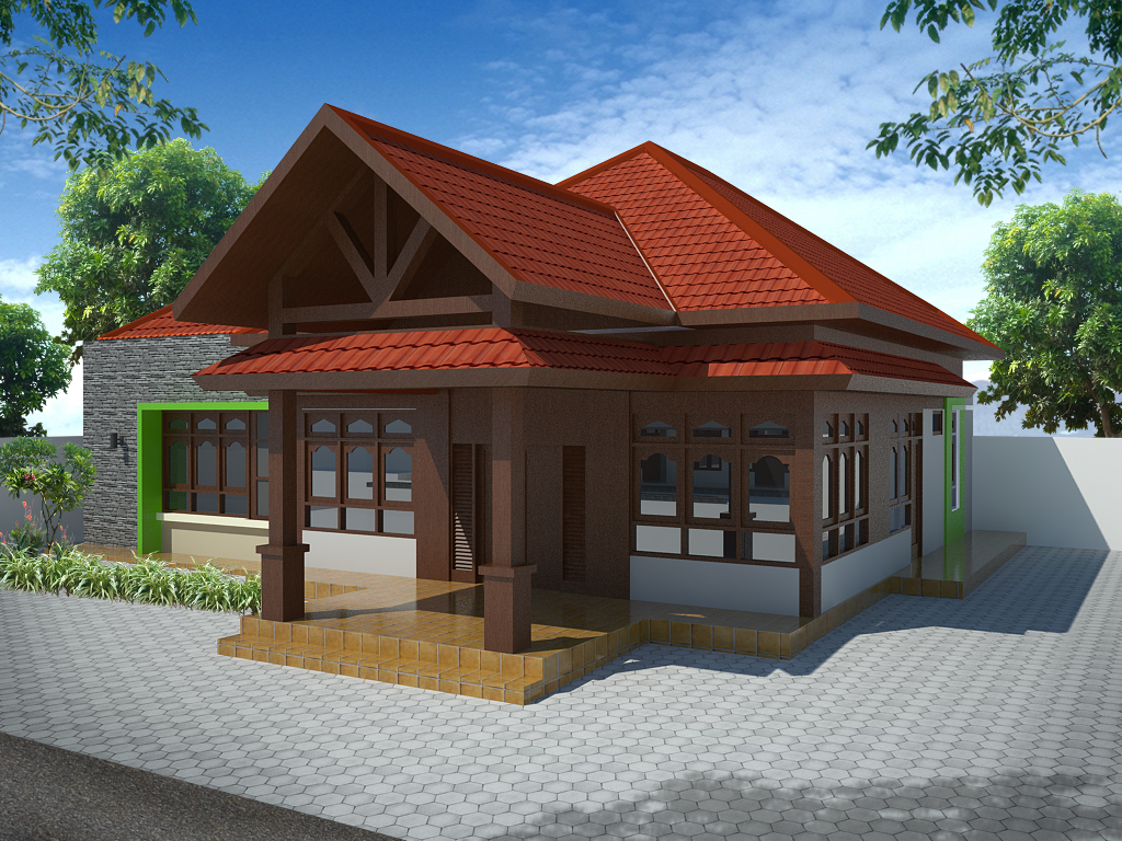 Rumah Jawa Tradisional Modern Minimalis Rancang Bangun Rumah