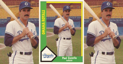 Paul Zuvella 1990 Omaha Royals card