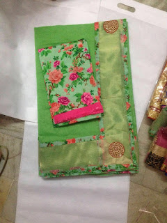 GREEN COLOUR SAREE 