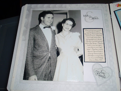 50th wedding anniversary scrapbook paper