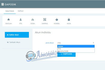 Cara ganti email akun admin dapodik paud