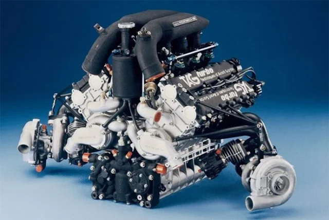 Porsche-TAG TTE P01 engine