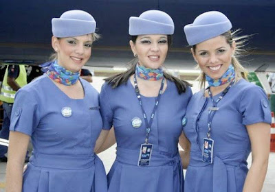  Brazilian Airlines Air Hostess