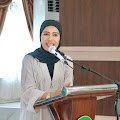 Ny. Uke Faisal Hasrimy Hadiri Pengajian DWP Kab.Langkat Pertamanya 