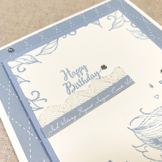 スタンピンアップ,stampinup,デモンストレーター,yufu.stampin,yufu,カードメイキング,Cardmaking,インカラー,シーサイドスプレー,ニューワンダー,妖精バースデーカード,誕生日カード