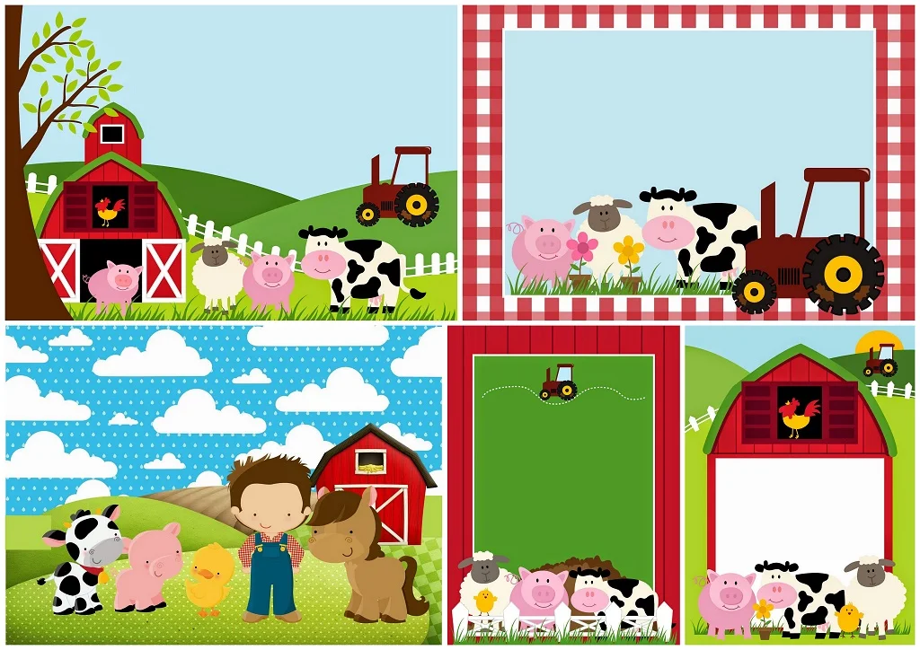 Free Printable Farm Party Invitations. Oh My Fiesta! in english