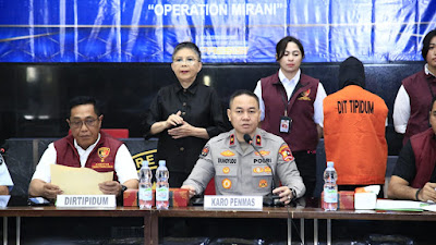 Bareskrim Polri Bongkar Kasus TPPO Modus Pekerjakan Sebagai PSK di Sydney