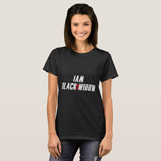 Natasha Romanoff, I AM Black Widow t-shirt