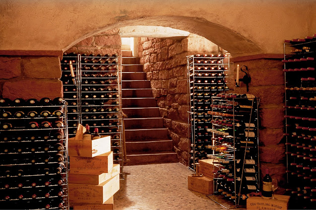 DIY Wine Rack Under Stairs