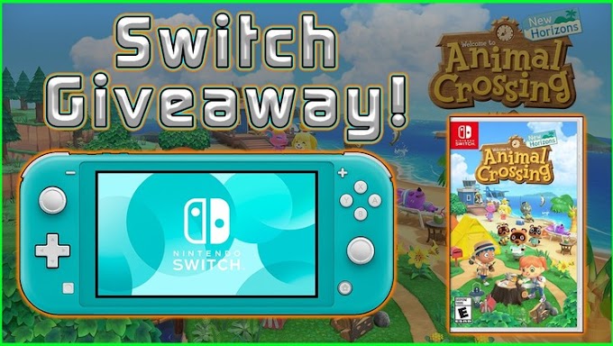 Sorteio do Nintendo Switch Lite  + Jogo Animal Crossing: New Horizons!