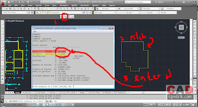 Cara Menghitung Luas dan Keliling Denah Bangunan Pada AutoCAD