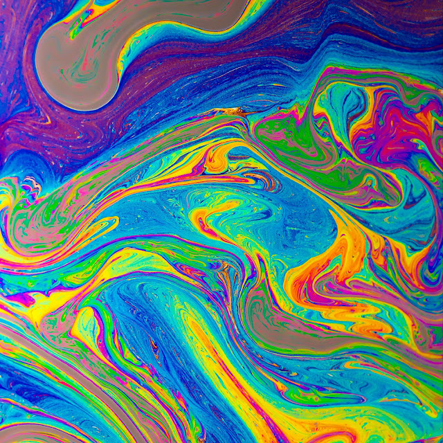 Abstract Digital,Colorful Liquid