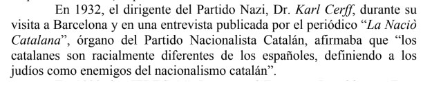 Karl Cerff, Catalunya, Nazi, catanazis