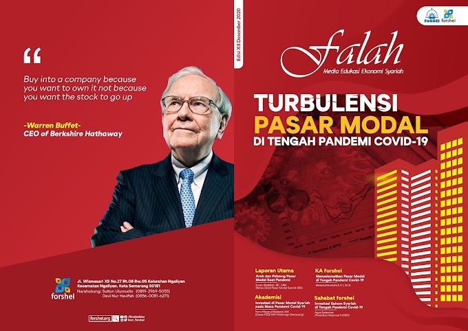 Majalah Falah Edisi 12 "Turbulensi Pasar Modal di Tengah Pandemi Covid 19"