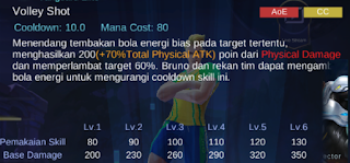 skill bruno mobile legends