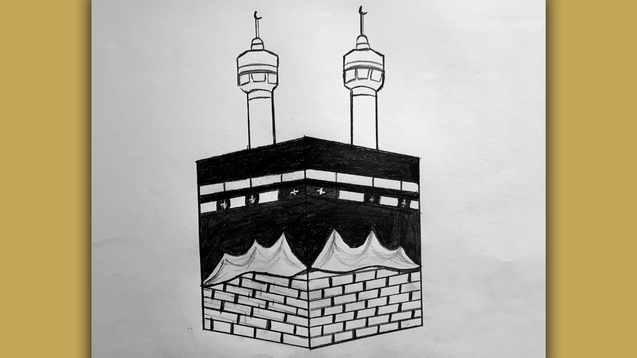 Kaaba Sharif Picture Drawing - Mecca Sharif Picture Download - Kaaba Sharif Picture Wallpaper - kaba sharif picture - NeotericIT.com