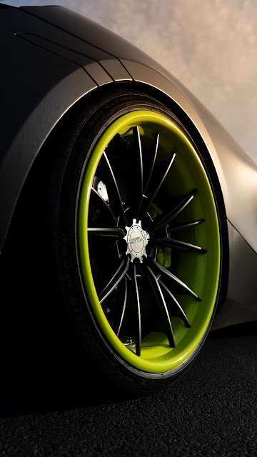 Wheel, Sports Car, Tire, Disk, Green